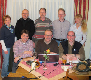 Zum ersten Mal in der fast fünfjährigen Geschichte haben die Gahlener Jagdhornbläser einen kompletten Vorstand. Foto Scheffler
