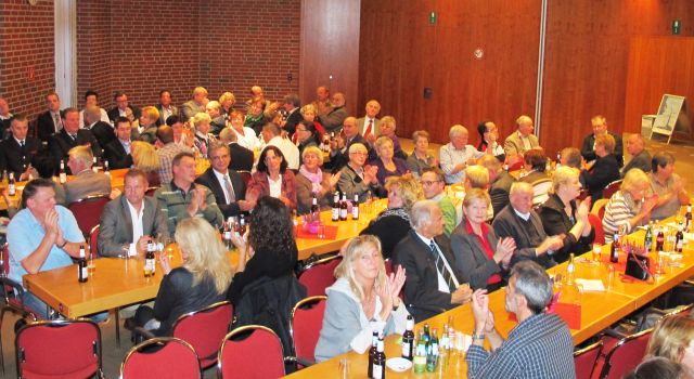 Etwa 100 Ehrenamtler folgten der Einladung der CDU zu einem Dankeschön-Abend im Begegnungszentrum. Foto Scheffler 