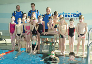 Beim „Tag der Meister“ wurden am Sonntag im Schermbecker Hallenbad vom Wassersportverein die besten Nachwuchsschwimmer ermittelt. Foto Scheffler