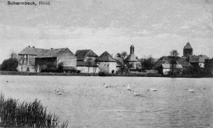 Diese 100 Jahre alte Ansichtskarte zeigt den Mühlenteich und am jenseitigen Ufer die Burg. Repro Scheffler