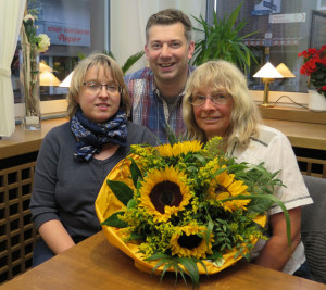 Britta Wegner, Holger Schoel und Ulrike Trick (v.l.) sind die neuen Schermbecker Ratsmitglieder von Bündnis 90/Die Grünen. Foto Scheffler