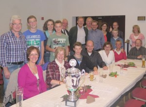 Das siegreiche team der Kolpingsfamilie Altendorf-Ulfkotte. Foto: Helmut Scheffler