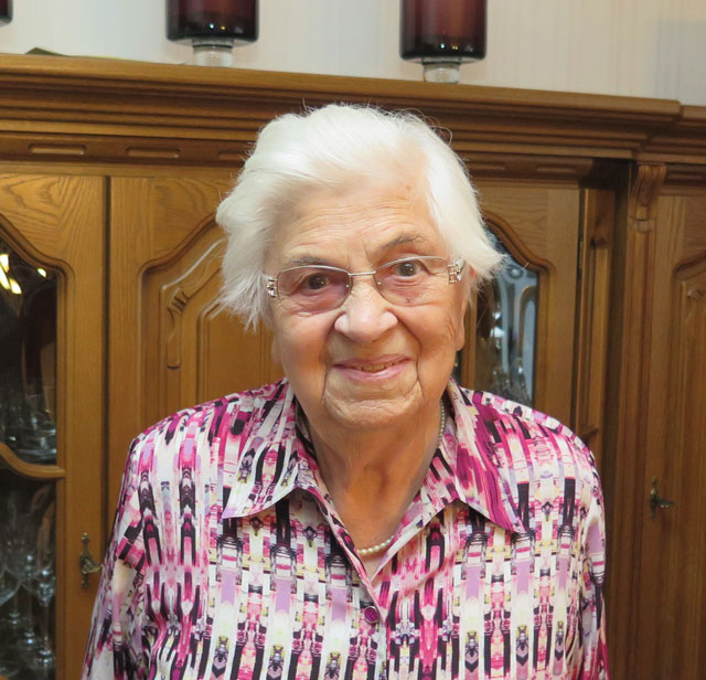Helene Lösing ist 100 Jahre alt. Foto: Helmut Scheffler