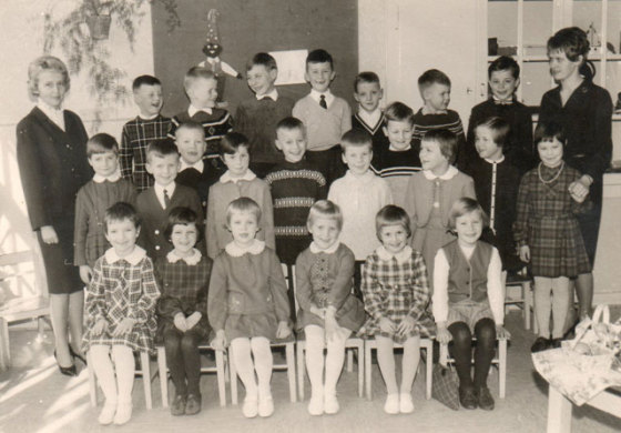 Kindergarten St. Ludgerus 1965/1966. Leihgeberin: Silke Warias (geb. Betz)