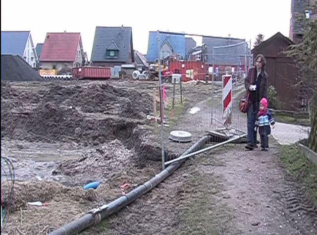 Januar 2006: Im Baugebiet Marellenkämpe 3 wird eifrig gebaut. Foto: Wolfgang Artmann
