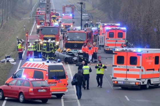 Tödlicher Verkehrsunfall auf der B 67 in Borken