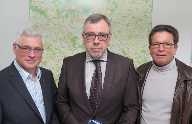 Rainer Gardemann, Klaus Schetter und Ullrich Stiemer (v.l.) stellten gestern das Ergebnis der Haushaltsberatungen seitens der CDU vor. Foto Scheffler