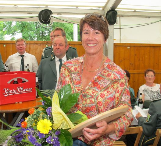 Jutta Lievers-Vlaswinkel gewann die Königinnenscheibe. Foto: Helmut Scheffler