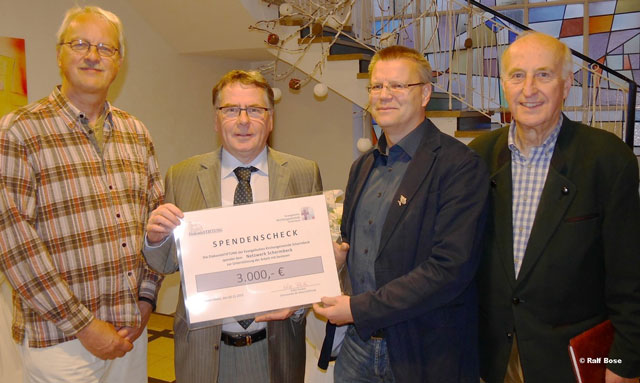 Von links: Ralf Bose, Dieter Hofmann, Volker Franken, Wilfried von Krosigk. Foto: Ralf Bose