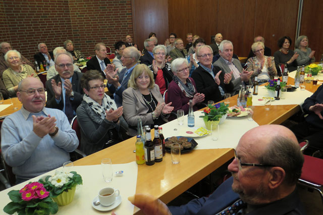 Etwa 90 Bürger kamen am Samstag zum CDU-Neujahrsempfang ins Begegnungszentrum des Rathauses. Foto: Helmut Scheffler