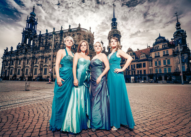 Die vier „Medlz“ Sabine, Nelly, Maria und Silvana singen am 24. August in Marienthal. Foto: privat