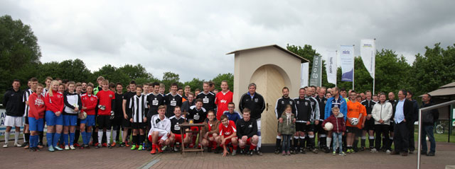 Zehn Mannschaften beteiligten sich am Pfingstsamstag an der achten Gahlener Dorfmeisterschaft, die vom TuS Gahlen veranstaltet wurde. Foto: Ralf Knüfken