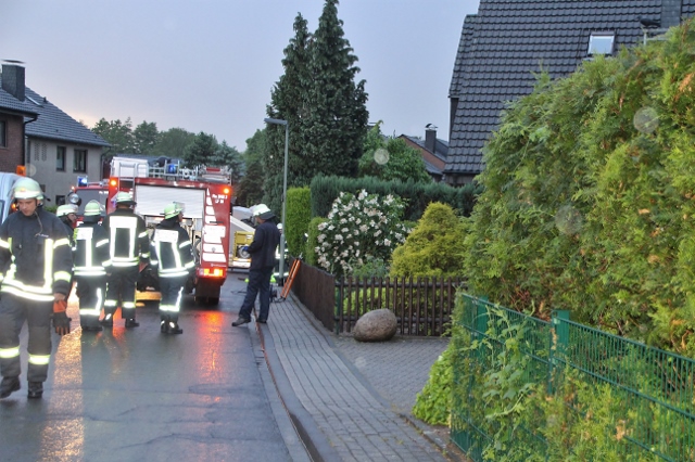 Gleich vier Einsätze hatte die Feuerwehr in Gahlen am Schmetzberg am Montagabend.