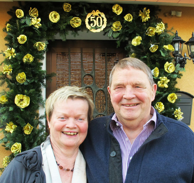 Monika und Willi Knüfken feiern goldene Hochzeit