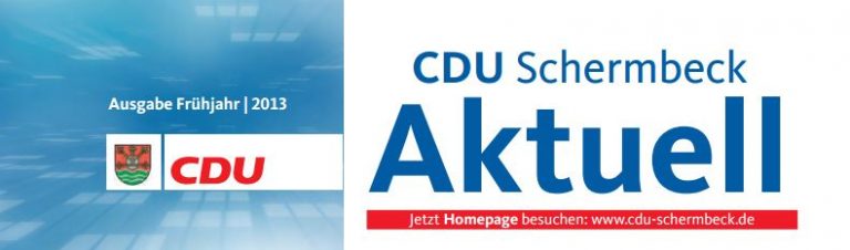 Infoflyer der CDU Schermbeck