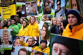 Unterstützung für Greenpeace-Aktivisten aus Schermbeck