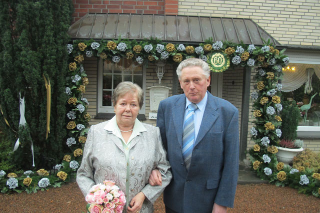 Johann und Hannelore Rademacher waren am Donnerstag genau 60 Jahre verheiratet. Foto Scheffler