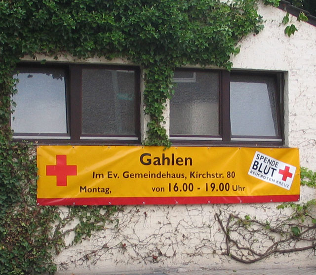 6. Januar 2014: Blutspenden im Lippedorf Gahlen
