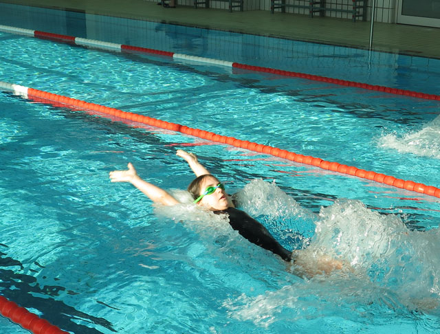 Laura Krahl war die beste Schwimmerin