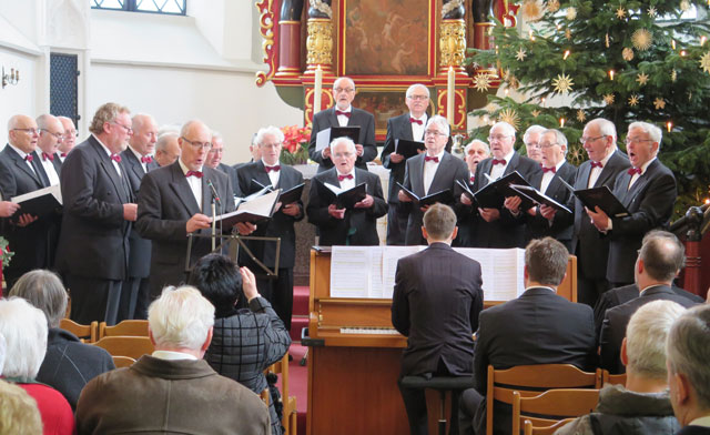 MGV-Gahlen-Dorf sang im Weihnachtsgottesdienst