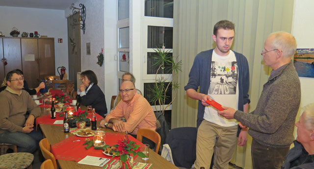 Die SPD-Mitglieder feierten im Awo-Haus