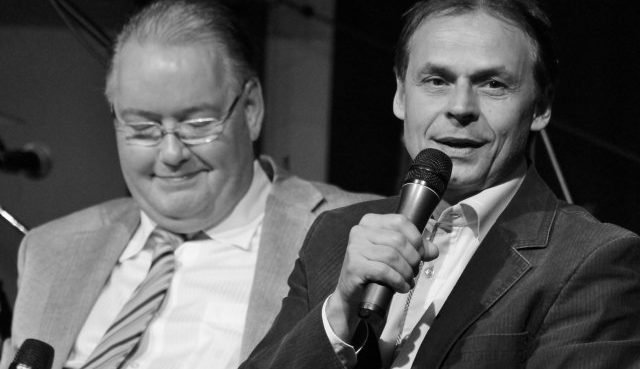 Ein moderates Team - Olaf Thon und Hans Kutscher vom GVS