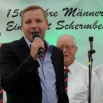 Bürgermeister Mike Rexforth bei 150 Jahre MGV