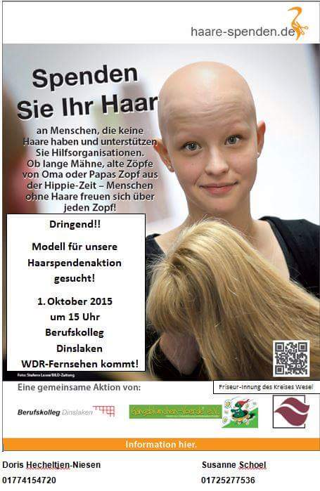 Aktion „Zopf ab – Spenden Sie Ihr Haar!“