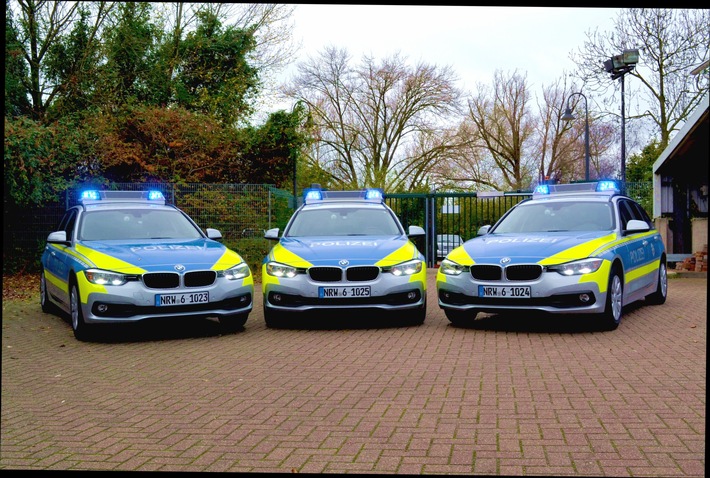 Kreis Wesel – Kreispolizeibehörde erhält die ersten drei neuen BMW-Streifenwagen