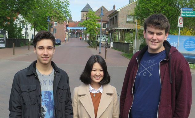 Jugendliche aus drei Erdteilen für ein Jahr zu Gast in Schermbeck