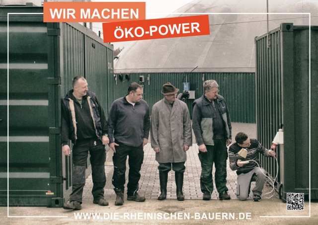 Rheinische Bauern: „Wir machen Öko-Power“