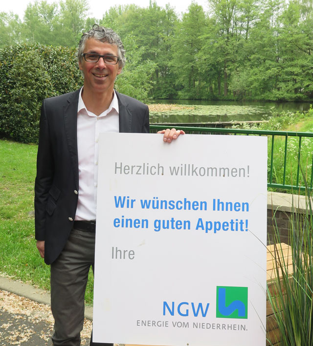 Gregor Zens sorgte auch in diesem jahr dafür, dass die NGW Hauptsponsor des Festes "Schermbeck genießen" ist. Foto: Helmut Scheffler