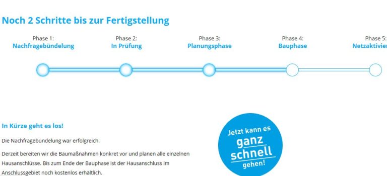 Geschafft – Deutsche Glasfaser hält Einzug in Schermbeck