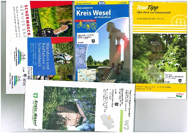 Radwanderkarten im Angebot – Karten TourTipps Dämmerwald/Üfter Mark und Kirchheller Heide