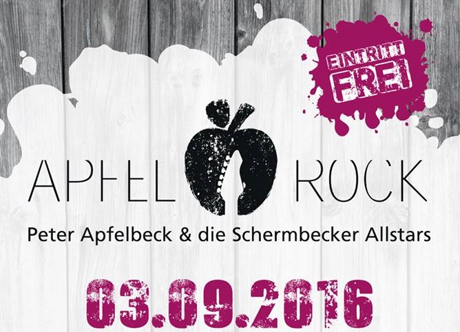 Open-Air Konzert –Apfel Rock an der Ludgerus Kirche in Schermbeck