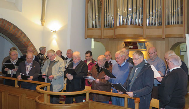 MGV „Harmonie“ sang in der Georgskirche