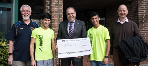 Rotary Club Lippe Issel unterstützt junge Leichtathleten aus Afghanistan