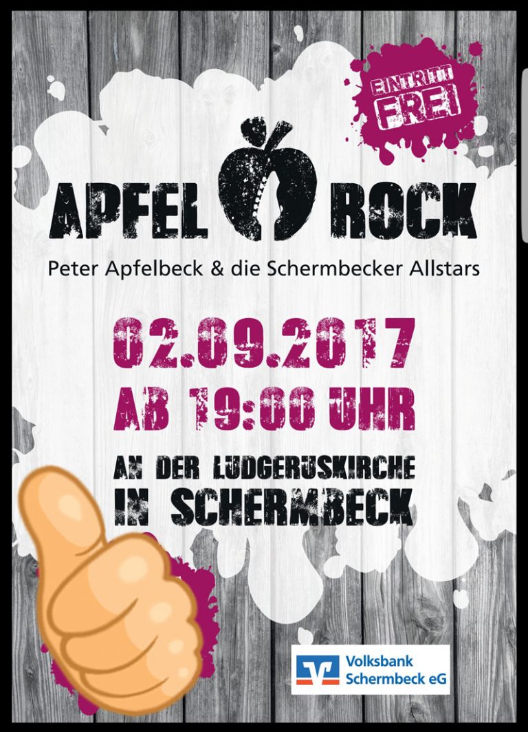 Samstag Apfel-Rock bei Nappenfeld`s