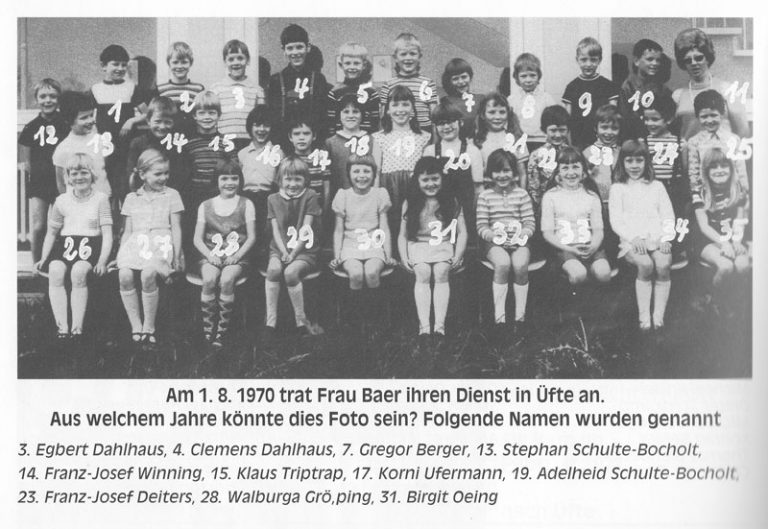 Wer kennt die Uefter Schulkinder?
