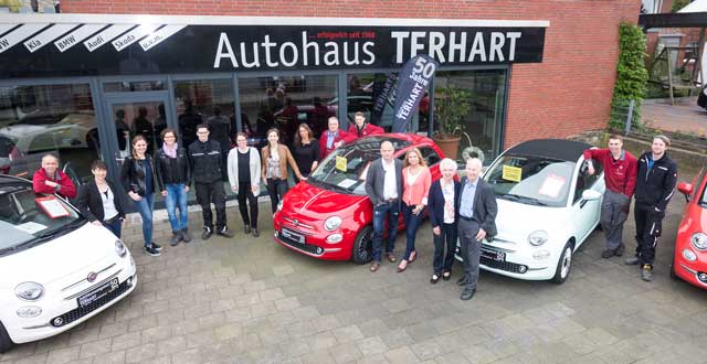 50 Jahre Autohaus Terhart mit Jubiläumsschau