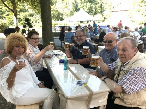 Gemütliche Runde bei Schermbeck genießen 2018 am Mühlenteich