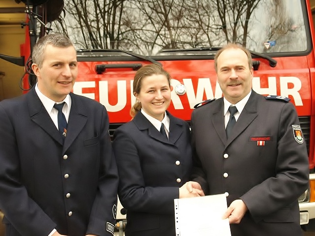 2012 – Verena Beckmann wurde erste Brandmeisterin