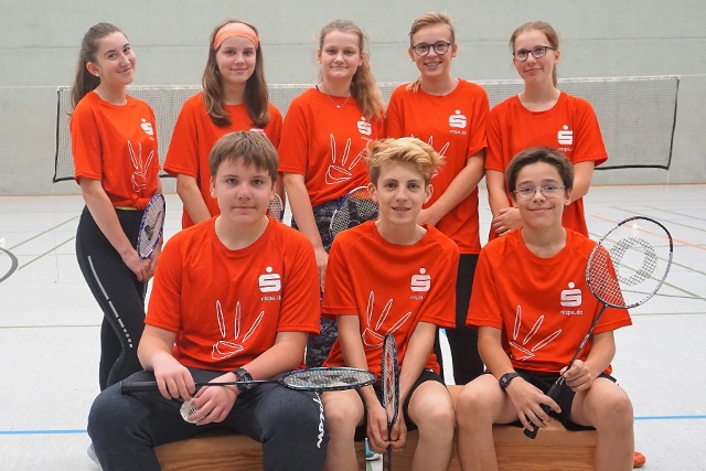 Jugendmannschaft im SV Schermbeck Badminton