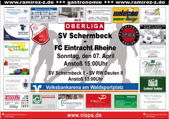 SV Schermbeck empfängt den Eintracht Rheine