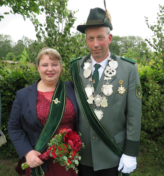 Uwe und Nadja Stenk regieren in Weselerwald