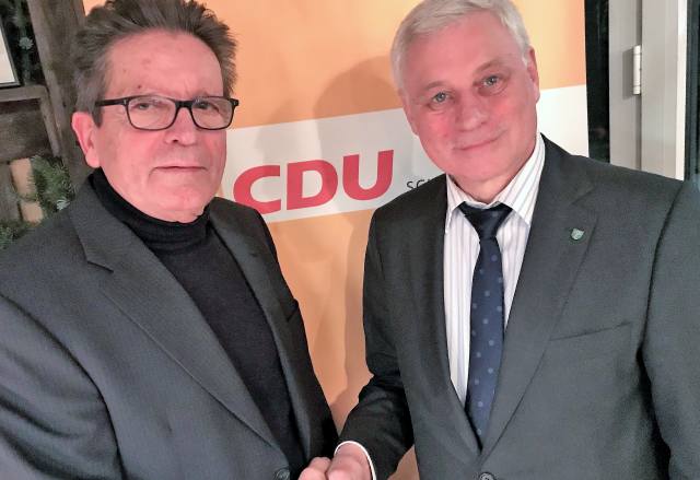 CDU Schermbeck Ulrich Stiemer und Rainer Gardemann Schermbeck2019