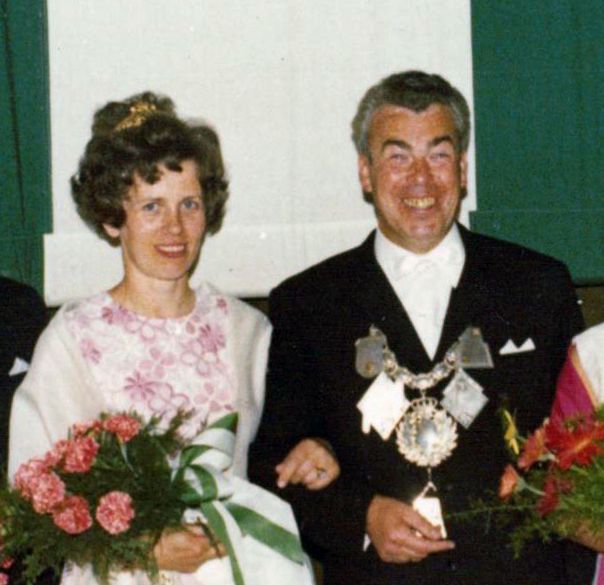 Altschermbecker Königspaar des Jahres 1970