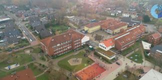 Gesamtschule SChermbeck Luftaufnahme