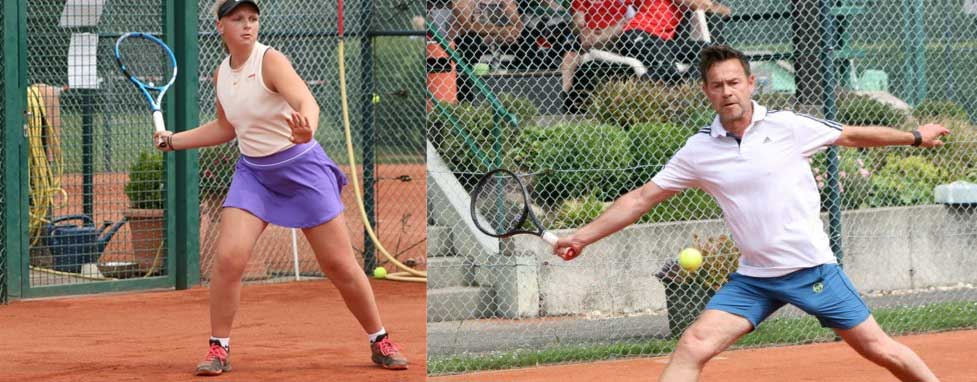 Tennis-Show-Match mit Hannah Eifert und Michael Maiß