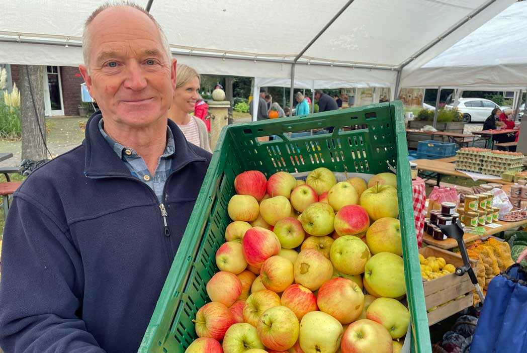 Regionaler Markt – Alles drehte sich um den Apfel in Marienthal